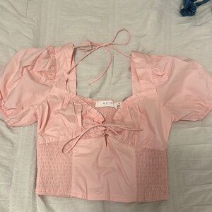 ASTR The Label Pink Crop Top
